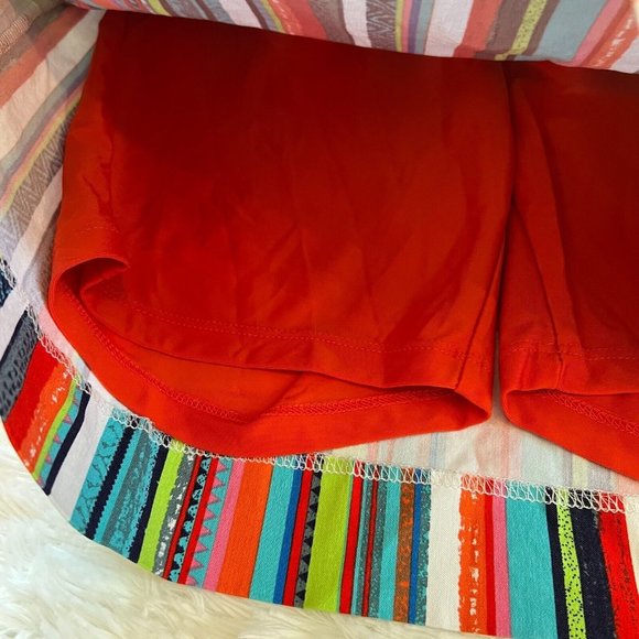 THree Dots Skort Womens Size 4 Multicolor Swing Y2K Stripe Pull On Skirt 13148 - Picture 4 of 11